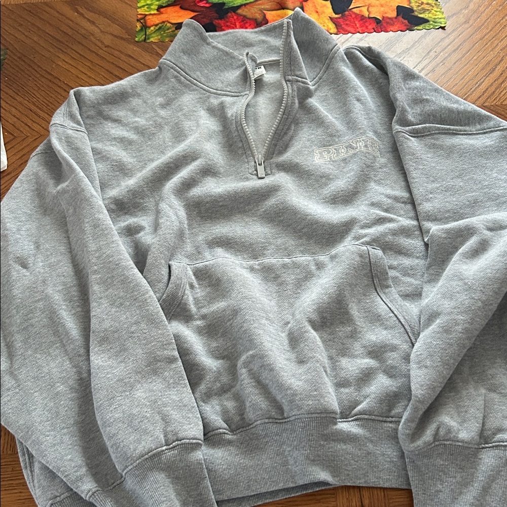 BNWOT VS PINK Ivy fleece quarter-zip sweatshirt